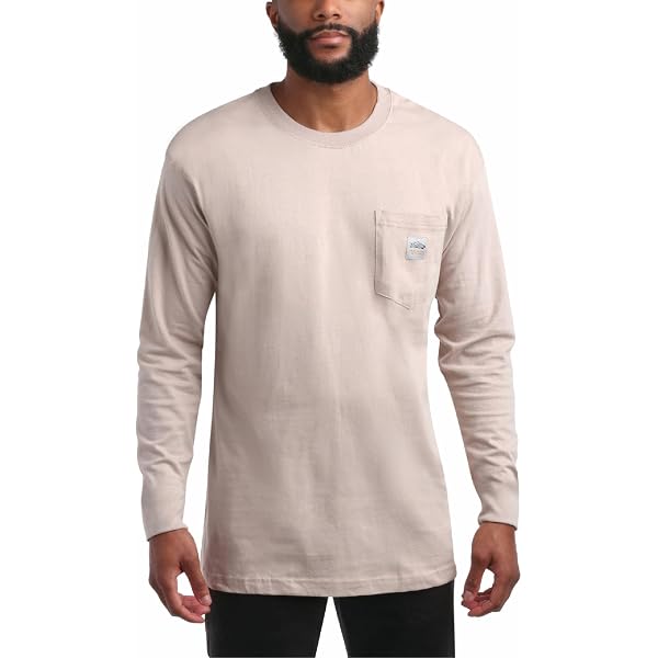 Bass Creek Outfitters Mens Pocket Tee Shirts - Heavyweight Shirt
